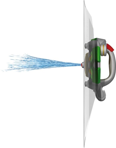 Schild mit integrierter Wasserpistole Mizumi Difensu