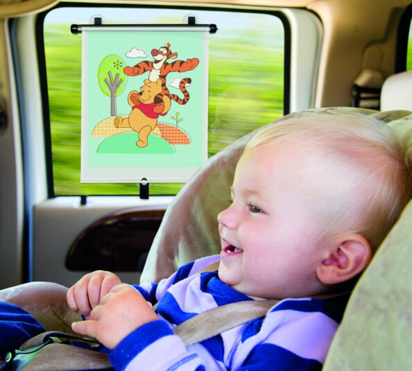 Abrollbare Sonnenblende Winnie the Pooh