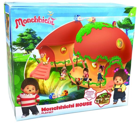 Deluxe-Haus Der Stamm der Monchhichi 30 cm