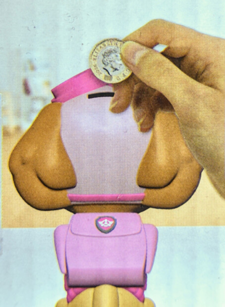 PAW Patrol Spardose zum Bemalen - Skye