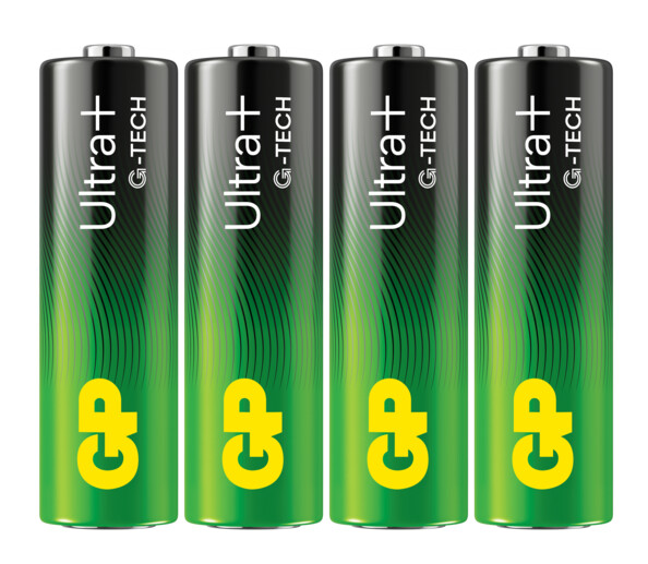 4 Alkaline-Batterien AA (LR6) Ulltra+ 1,5V