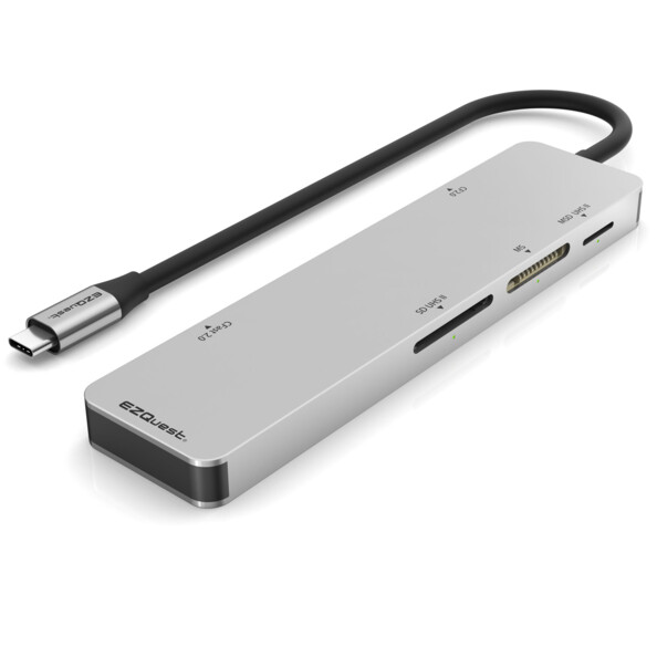 5-Port-USB-C-Kartenleser für CFast/CF/MS/SD/MicroSD