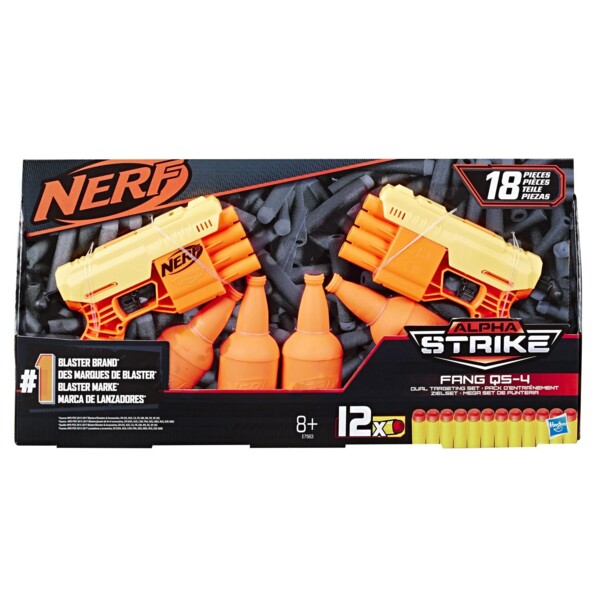 2 NERF Alpha Strike Blaster Fang QS-4