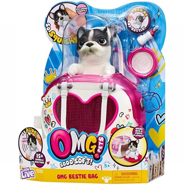 OMG Pets!-Set mit kleiner Bulldogge