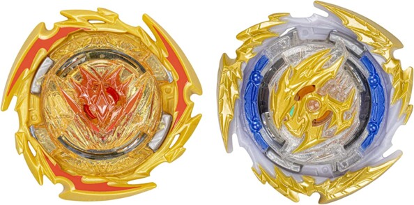 2 Beyblade Burst Quad Drive Kreisel – Decay Perseus P7 vs. Destruction Belfyre B