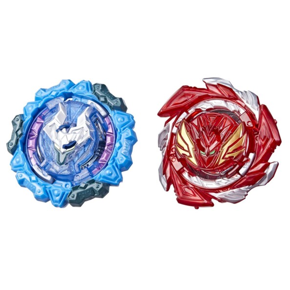 2 Burst Quad Drive Beyblade-Kreisel - Gilded Nemesis VS Salvage Vatryek Rashad