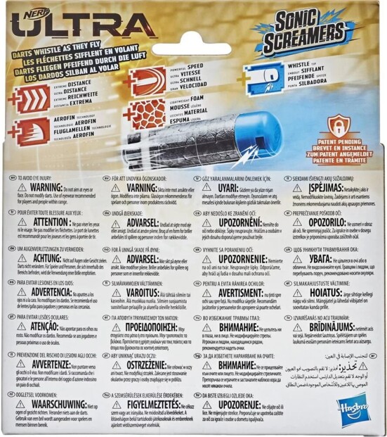 20 Nerf Ultra Sonic Screamers Pfeifdarts