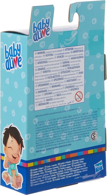 4er-Set Ersatzwindeln für Baby Alive-Puppe