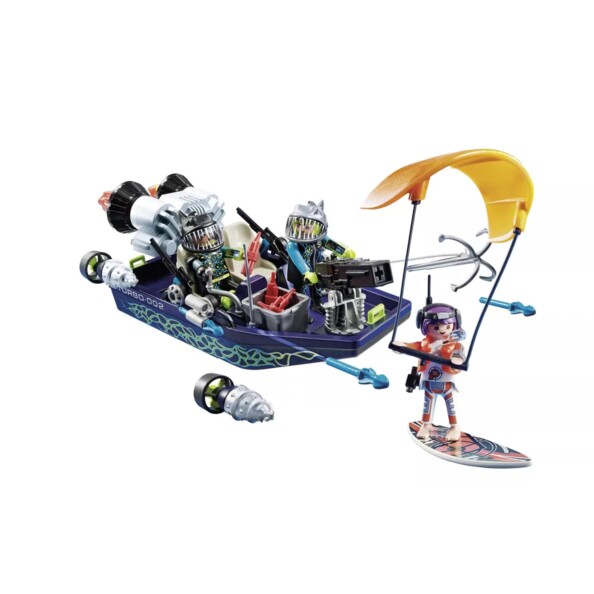 Boot mit Harpune S.H.A.R.K Team Playmobil Top Agents