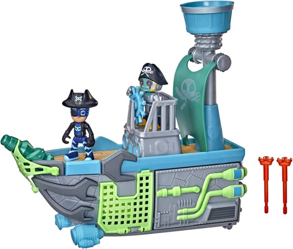 Luftpiraten-Schiff mit 2 PJ Masks-Figuren