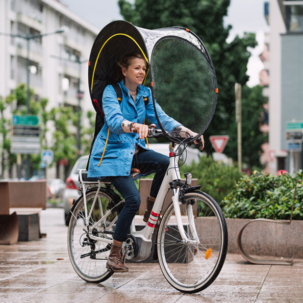 Bub-up Fahrrad-Regenschirm