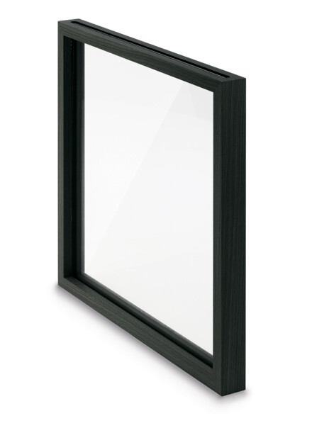 Austauschbarer Rahmen für Vinyl, schwarz