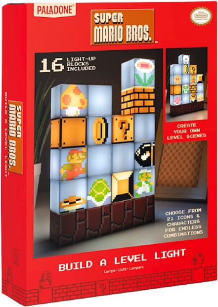 Nintendo Super Mario Bros „Build a Level“ Leuchte