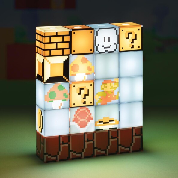 Nintendo Super Mario Bros „Build a Level“ Leuchte