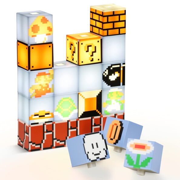 Nintendo Super Mario Bros „Build a Level“ Leuchte