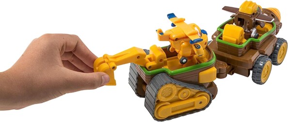 Bagger und Bohrmaschine Super Wings Donnie & Todd's Dig Rig