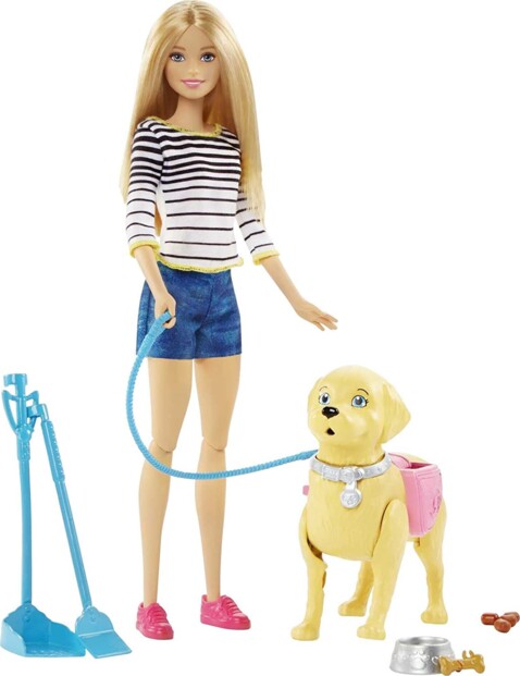 Barbie-Puppe - Hundespaziergang DWJ68