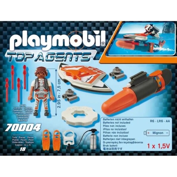 Spy Team Underwater Wing Playmobil Top Agents