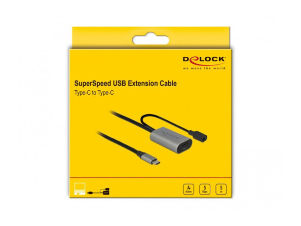 3.1 USB-C-Verlängerungskabel Gen 1 - 5 m