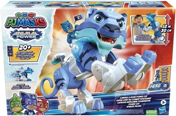 Motorisierte Super-Kampfkatze von PJ Masks mit Licht- und Soundeffekten
