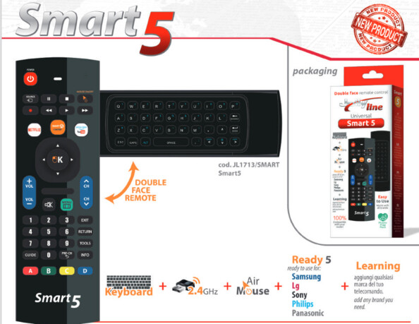 SMART 5 Jolly Line GBS Universalfernbedienung mit Tastatur