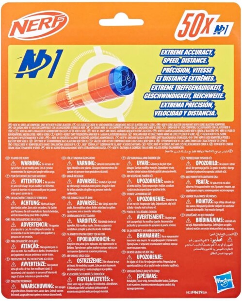 50 Nerf N1 Schaumstoffpfeile für Blaster der N-Serie