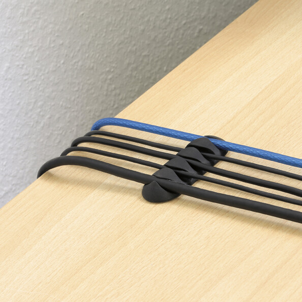 8 selbstklebende Kabelhalter