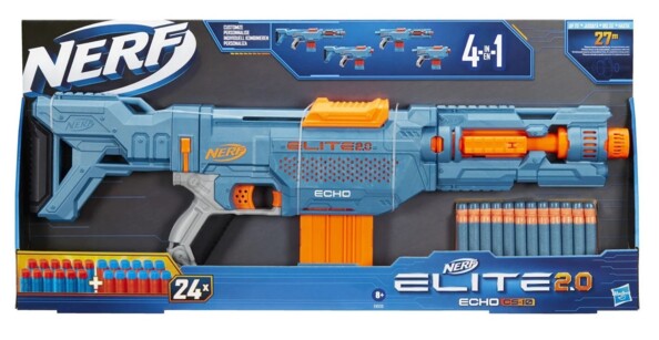 Nerf Elite 2.0 Echo CS 10 Blaster mit Clip und 24 Darts
