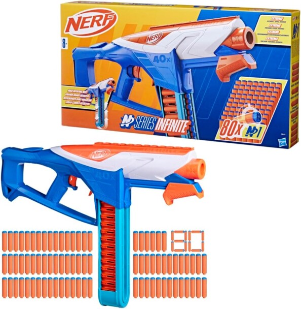 NERF N-Serie Infinite Blaster mit 80 Darts