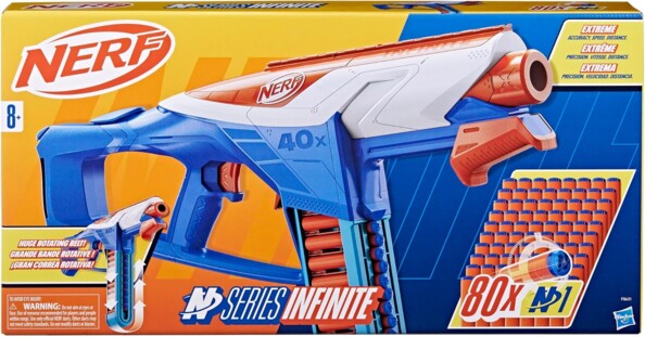 NERF N-Serie Infinite Blaster mit 80 Darts