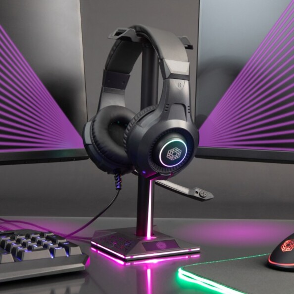 TES244 LED-Gaming-Headset mit Kabel