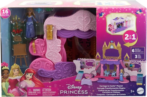 Disney Princess-Set: Kutsche zum Schloss von Aurora