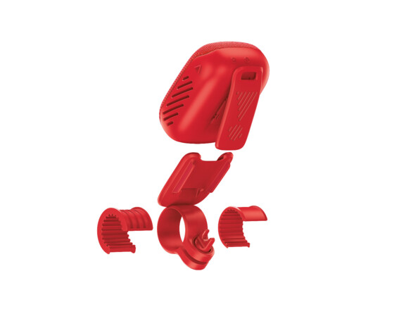 Bluetooth-kompatibler tragbarer Lautsprecher Wind 3S – Rot