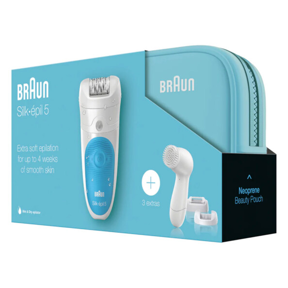 Braun Silk·épil 5 Akku-Epilierer (Blau)