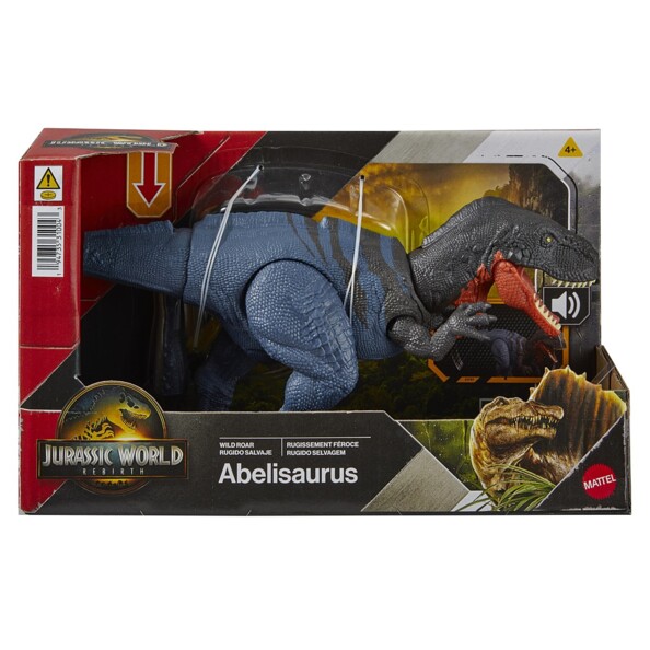Jurassic World Abelisaurus-Actionfigur mit Soundeffekten