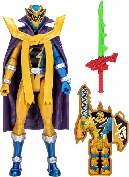 Dino Fury Gold Ranger Figur, Dino Master Modus