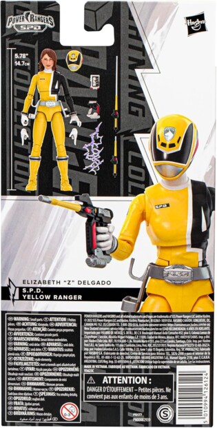 Power Rangers Lightning Collection S.P.D. Gelber Ranger Figur