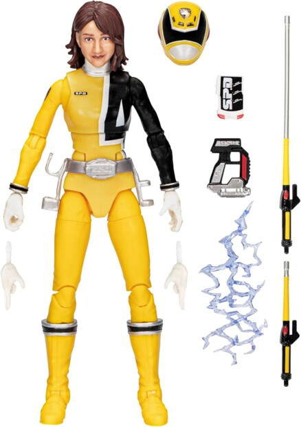 Power Rangers Lightning Collection S.P.D. Gelber Ranger Figur