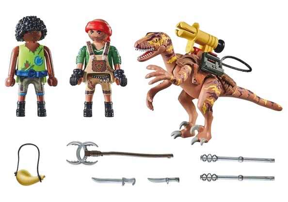 Playmobil Dino Rise - Deinonychus und Krieger