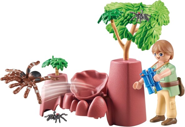 Playmobil Wiltopia: Felsen mit Riesenspinne