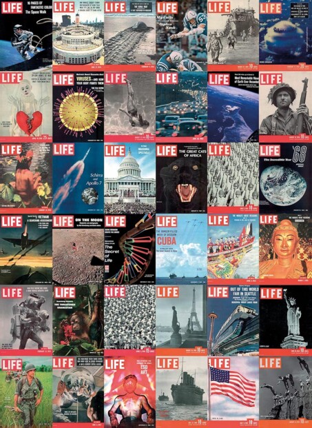 Puzzle Titelseiten des Life Magazine - 1000 Teile