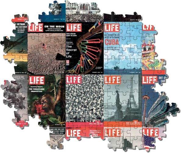 Puzzle Titelseiten des Life Magazine - 1000 Teile