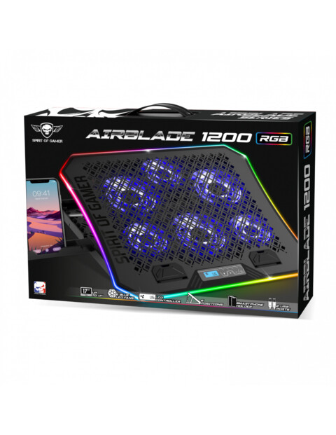 AirBlade 1200 Laptop-Kühlpad für Laptops bis 17"