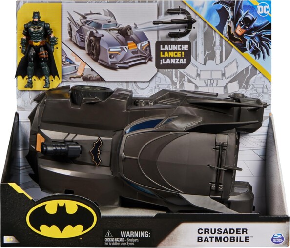 Offroad-Batmobil mit Greifenwerfer und Batman-Figur