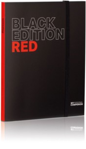 My Personal ComPENion A5-Notizblock – Black Red