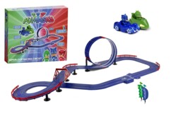 PJ Masks Elektroauto-Rennstrecke mit Looping