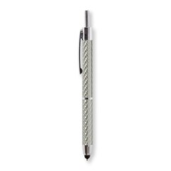 Premium 2-in-1 Stylus und Kugelschreiber - Silber
