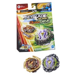 2 Beyblade Burst Quad Drive Kreisel - Destruction Ifritor I7 VS Stone Nemesis N7