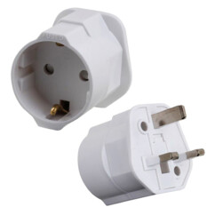 Reiseadapter für Großbritannien – Weiß