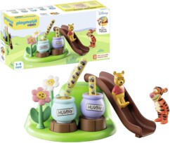 Playmobil 1.2.3 - Winnie Puuh und Tigger mit Bienengarten